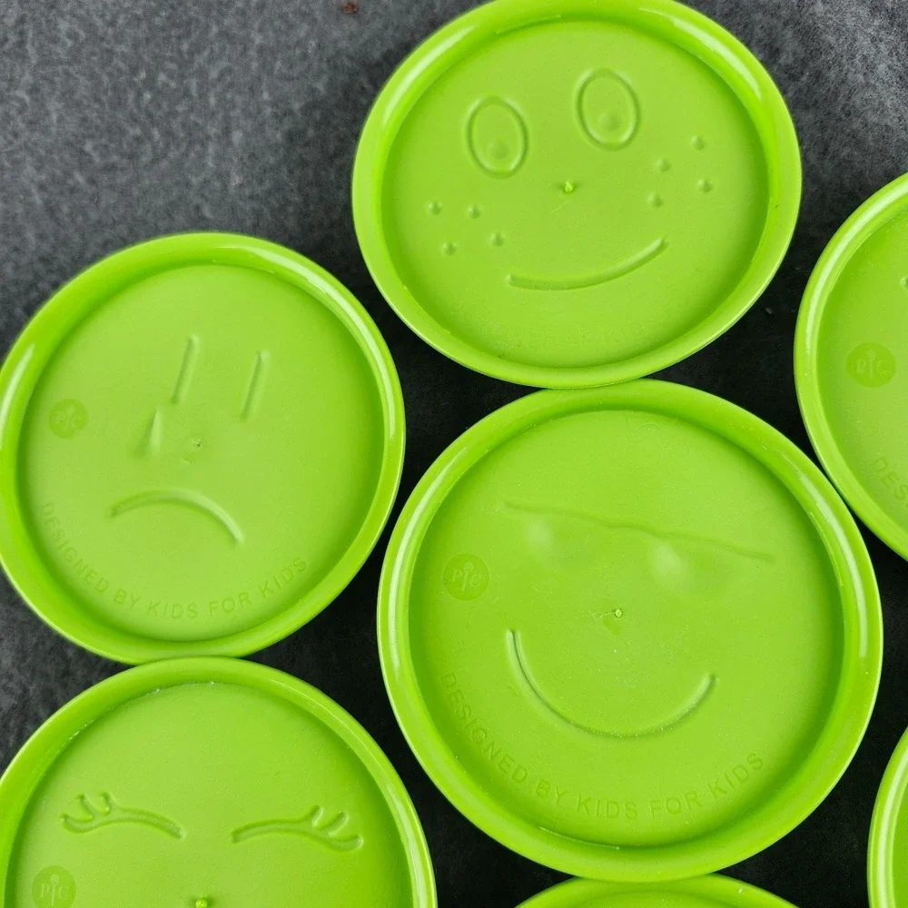 Pampered Chef Set‎ of 7 Green Round 3.5